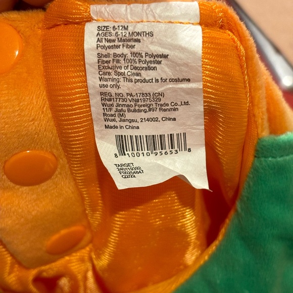 Pumpkin costume EUC - Picture 3 of 4